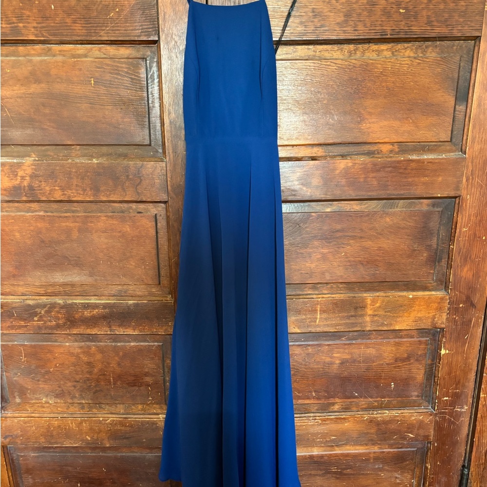 Chiffon Blue Dress